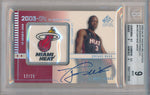 Upper Deck 2003-2004 SP Signature Edition Autographed Parallel #A105 Dwyane Wade 12/25 / BGS Grade 9 / Auto Grade 10