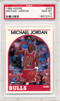 Hoops 1989   #200 Michael Jordan  / PSA Grade 10