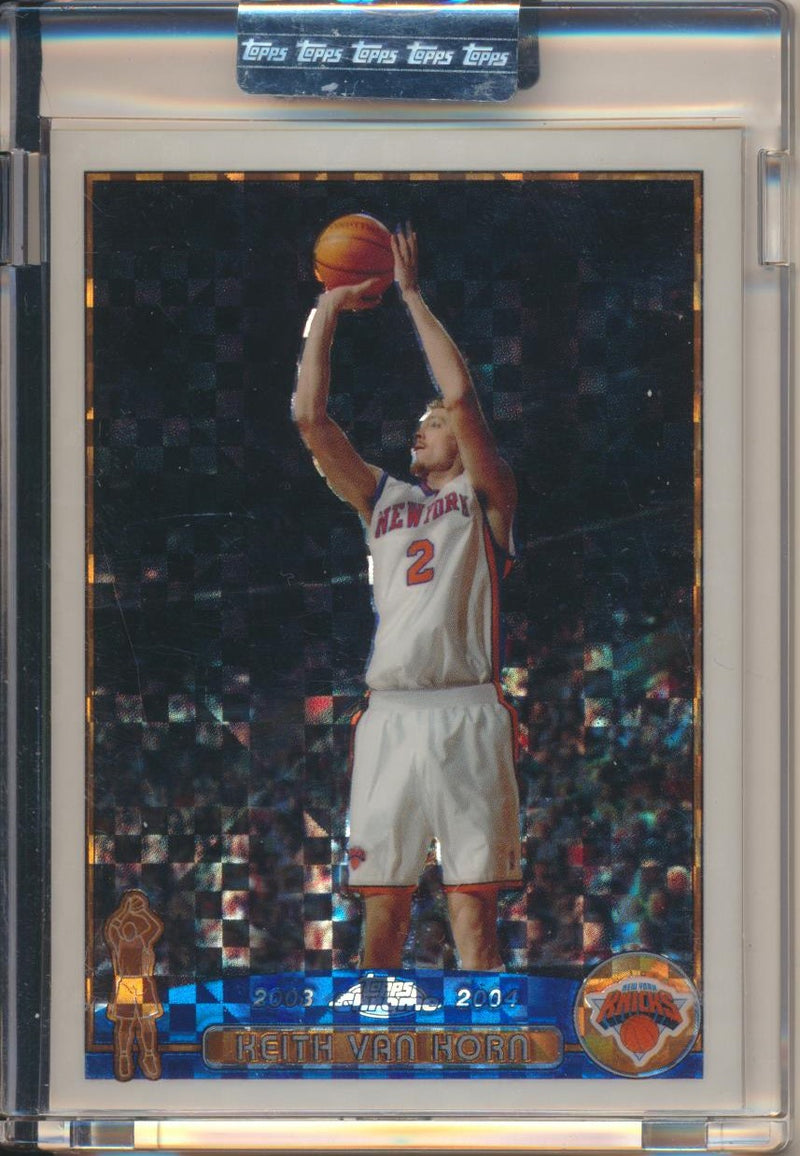 Topps  2003-2004 Chrome  X-Fractor #104 Keith Van Horn 93/220