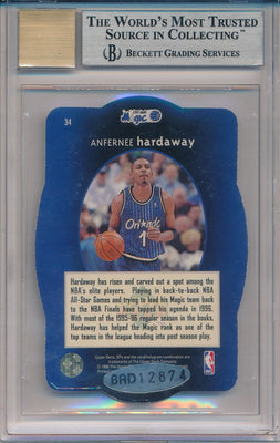 Upper Deck 1996-1997 SPX Autographs #34 Anfernee Hardaway  / BGS Grade 8.5 / Auto Grade 10