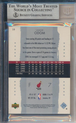 Upper Deck 2003-2004 Exquisite Collection Base #19 Lamar Odom 107/225 / BGS Grade 9