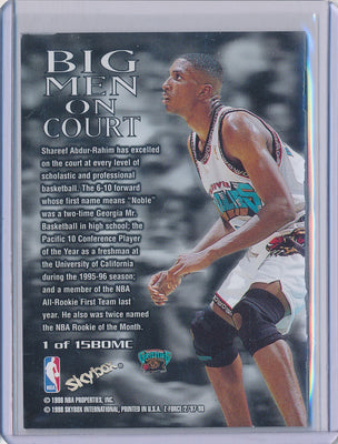 SkyBox 1997-1998 Z-Force Big Men On Court #1/15BMOC Shareef Abdur-Rahim