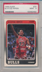 Fleer 1988-1989 Basketball RC #20 Scottie Pippen  / PSA Grade 9