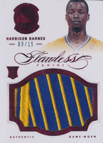 Panini 2012-2013 Flawless Ruby Jumbo Patches #1 Harrison Barnes 09/15 / BGS Grade 8.5