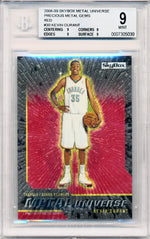 Skybox 2008-2009 Metal Universe Precious Metal Gems Red #30 Kevin Durant 29/50 / BGS Grade 9