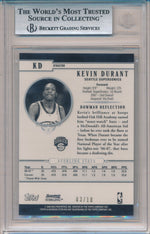 Topps  2007-2008 Bowman Sterling Black X-Fractors #KD Kevin Durant 3/10 / BGS Grade 9