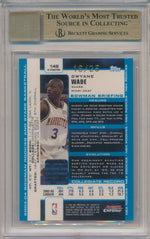 Topps 2003-2004 Bowman Chrome X-Fractors #149 Dwyane Wade 16/25 / BGS Grade 9.5 / Auto Grade 10