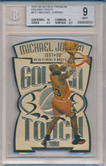 SkyBox 1997-1998 Premium Golden Touch #1/15GT Michael Jordan  / BGS Grade 9