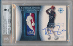 Upper Deck 2005-2006 Ultimate Collection Autographs NBA Logo #APL-KG Kevin Garnett 1/1 / BGS Grade 9 / Auto Grade 10