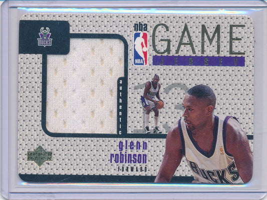 Upper Deck 1997-1998 NBA All Stars Game Jerseys #GJ19 Glenn Robinson