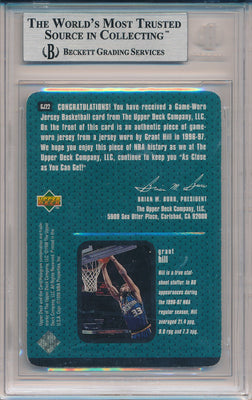 Upper Deck 1997-1998 NBA All Stars Game Jerseys #GJ22 Grant Hill  / BGS Grade 9