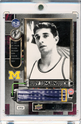 Upper Deck 2011-12 Fleer Retro Precious Metal Gems GREEN #PM-20 Rudy Tomjanovich 8/10