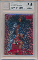 SkyBox 1997-1998 Premium Star Rubies #61SR Alonzo Mourning 50/50 / BGS Grade 8.5