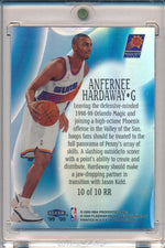 Fleer 1999-2000 Mystique Raise the Roof #10/10RR Anfrernee Hardaway 99/100