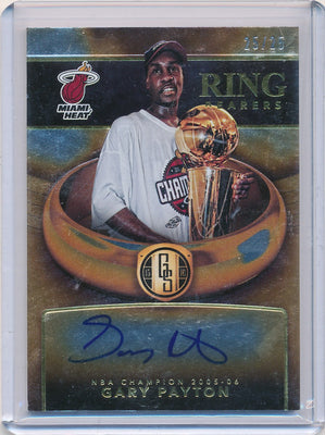 Panini 2015-2016 Gold Standard Ring Bearers Autographs #RB-GP Gary Payton 25/25