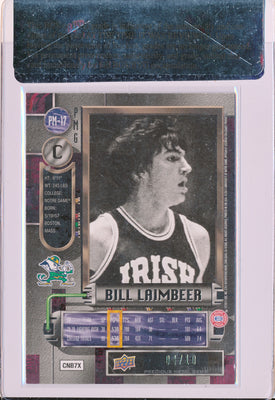 Upper Deck 2011-12 Fleer Retro Precious Metal Gems GREEN #PM-17 Bill Laimbeer 4/10 / BGS Grade 9