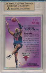 SkyBox 1997-1998 SkyBox Premium Star Rubies #244 Dennis Rodman 35/50 / BGS Grade 9.5