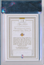 Panini 2012-2013 Flawless Silver Jumbo Patches #19 Magic Johnson 03/25 / BGS Grade 8.5