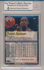 Fleer 1997-1998 Fleer Ultra Masterpieces #29P Dennis Rodman 1/1 / BGS Grade 8