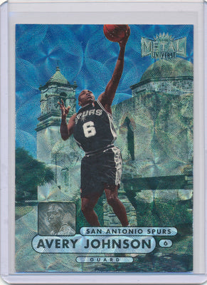 Skybox 1997-1998 Metal Universe Championship Precious Metal Gems #10 Avery Johnson 24/50