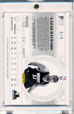 Panini 2010-2011 National Treasures  Century Platinum #228 Lazar Hayward 5/5