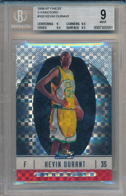 Upper Deck  2007-2008 UD Black Rookie Patch Autograph #PMA-KD Kevin Durant 4/10