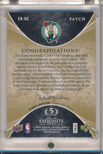 Upper Deck 2007-2008 Exquisite Collection Number Pieces #EN-KG Kevin Garnett 5/5