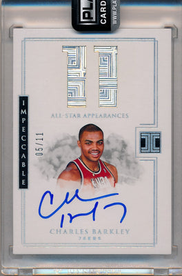 Panini 2017-2018 Impeccable All Star Appearances #IASCBK Charles Barkley 5/11