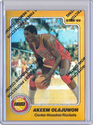 Topps 1996-1997 Finest Reprint Refractor #237 Akeem Olajuwon