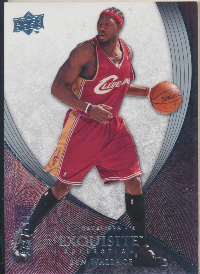 Upper Deck 2007-2008 Exquisite Collection Base #20 Ben Wallace 127/225