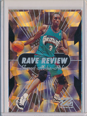 SkyBox 1997-1998 Z-Force Rave Review #1/12 Shareef Abdur-Rahim