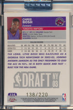 Topps  2003-2004 Chrome  X-Fractor #114 Chris Bosh 138/220