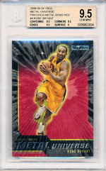 Skybox 2008-2009 Metal Universe Precious Metal Gems Red #4 Kobe Bryant 24/50 / BGS Grade 9.5