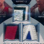 Upper Deck 2007-2008 Exquisite Collection Trios Patch #BFB Andrea Bargnani / T.J. Ford / Chris Bosh 2/10 / BGS Grade 9