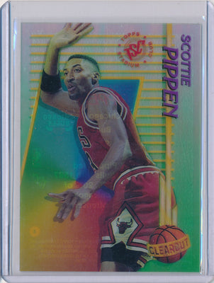 Topps 1993-1994 Stadium Club Clearcut #4 Scottie Pippen