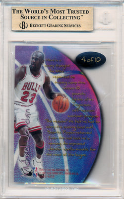 Fleer 1996-1997  Total O #4 Michael Jordan 4/10 / BGS Grade 9.5