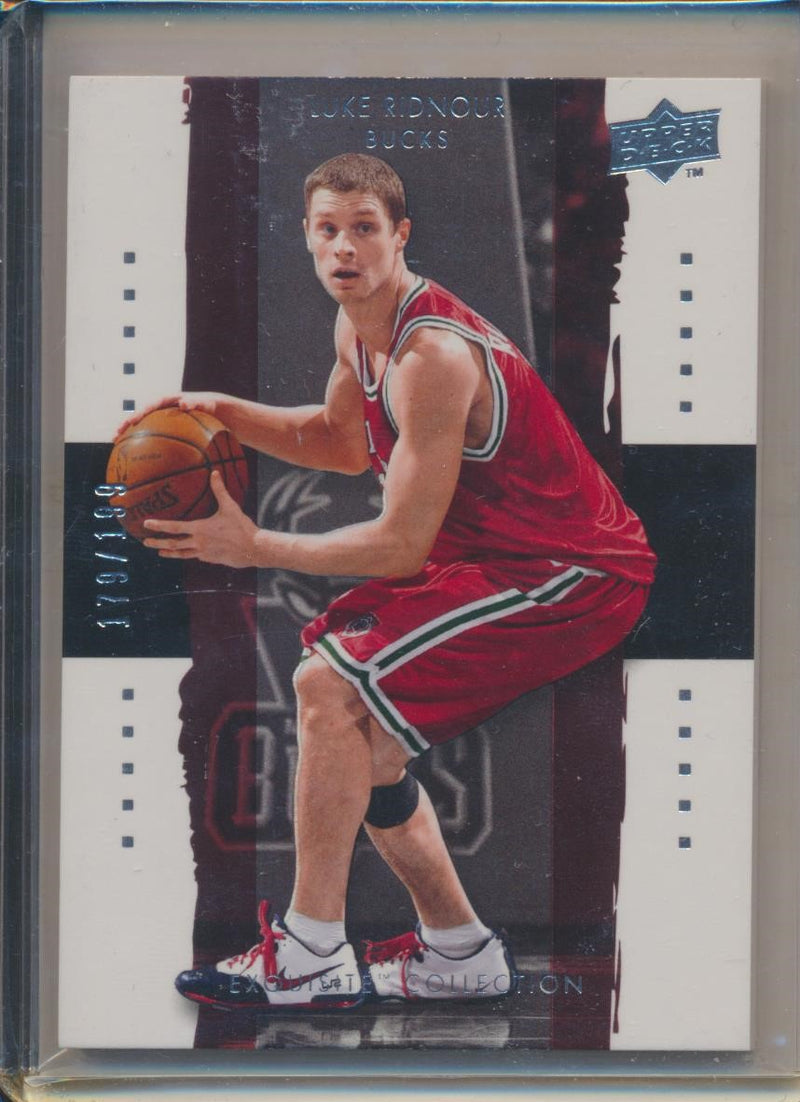 Upper Deck 2009-2010 Exquisite Collection Base #25 Luke Ridnour 179/199