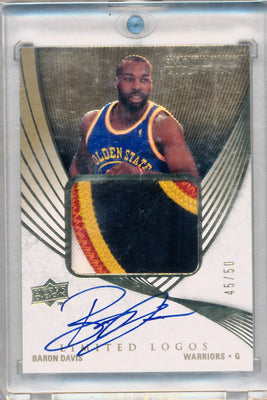 Upper Deck 2007-2008 Exquisite Collection Limited Logos #LLBD Baron Davis 45/50