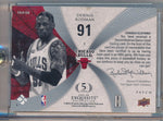 Upper Deck 2007-2008 Exquisite Collection Triple Patch #TRIP-DR Dennis Rodman 4/10