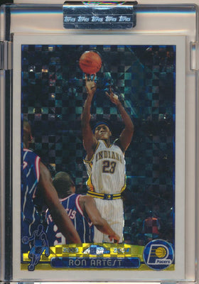 Topps  2003-2004 Chrome  X-Fractor #57 Ron Artest 79/220