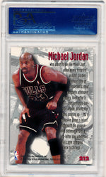 Fleer 1995-1996 Metal Nuts & Bults #212 Michael Jordan  / PSA Grade 10