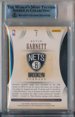 Panini 2013-2014 Immaculate Collection Insignias #7 Kevin Garnett 2/6 / BGS Grade 9