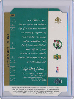 Upper Deck 1998-1999 SP Authentic Sign Of The Times #AW Antoine Walker