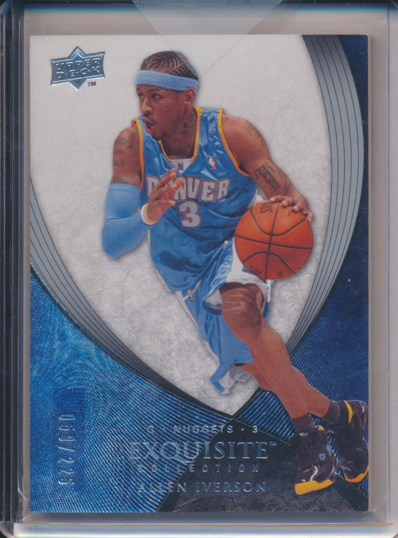 Upper Deck 2007-2008 Exquisite Collection Base #6 Allen Iverson 50/225