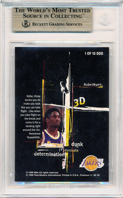 Skybox 1998-1999 Premium 3D's #1 Kobe Bryant  / BGS Grade 9.5