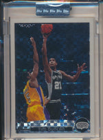 Topps  2003-2004 Chrome  X-Fractor #21 Tim Duncan 114/220