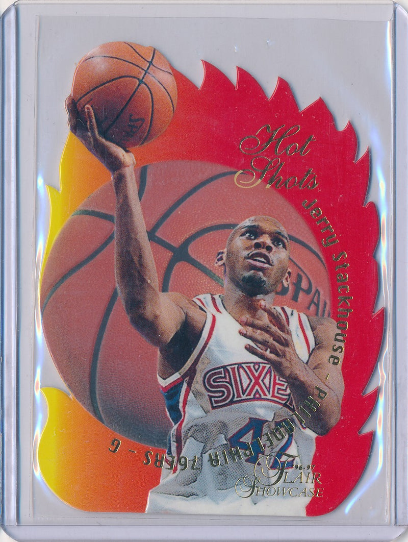 Fleer 1996-1997 Flair Showcase  Hot Shots #16/20 Jerry Stackhouse