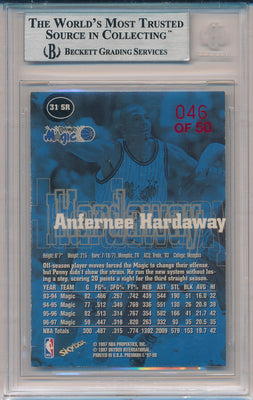 SkyBox 1997-1998 Premium Star Rubies #31SR Anfernee Hardaway 46/50 / BGS Grade 8.5