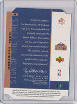 Upper Deck 1998-1999 SP Authentic Sign Of The Times #AM Antonion Mcdyess