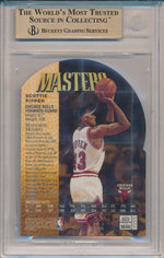 Topps 1997-1998 Topps Finest Embossed #322 Scottie Pippen 31/74 / BGS Grade 9.5